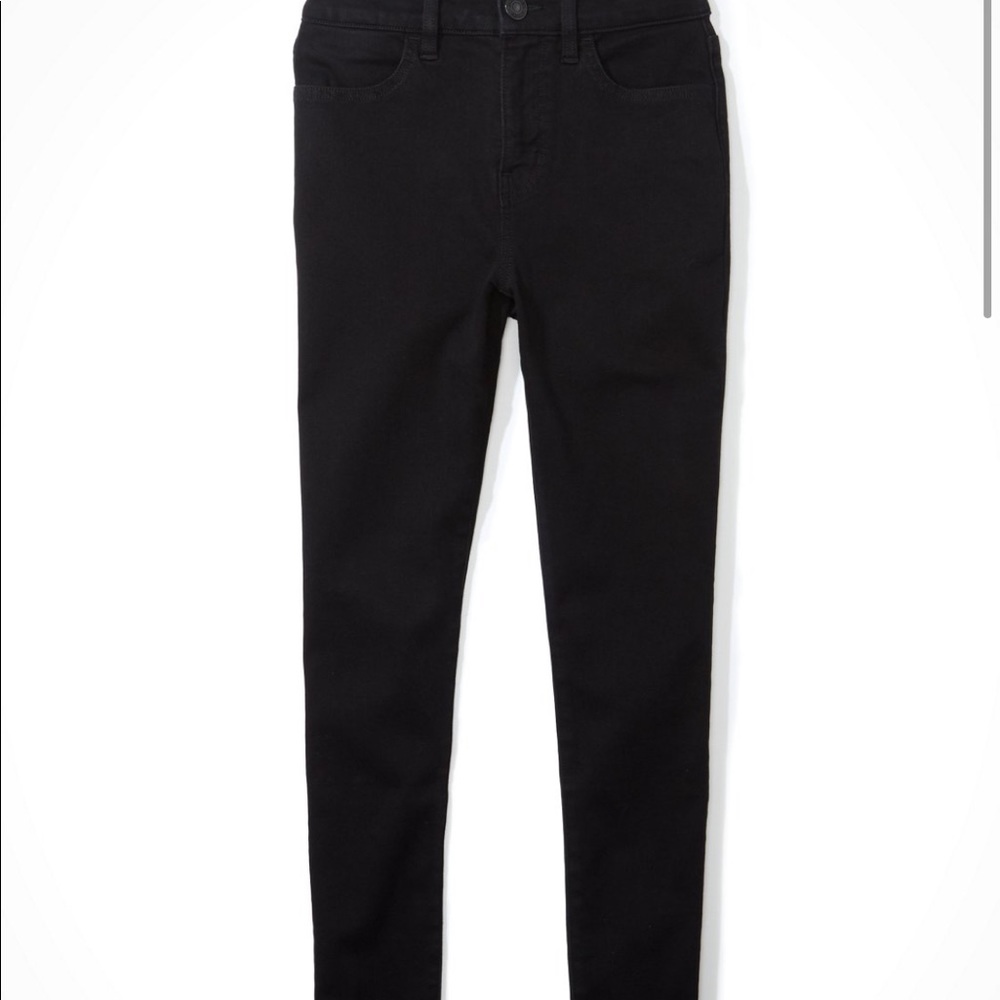 American eagle black jeggings